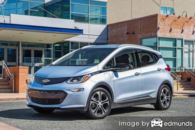 Insurance rates Chevy Bolt EV in Boston