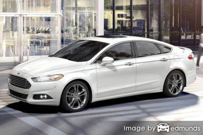 Insurance quote for Ford Fusion in Boston