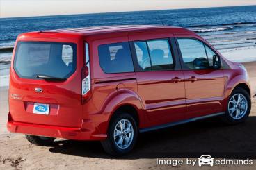 Insurance rates Ford Transit Connect in Boston