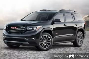 Insurance rates GMC Acadia in Boston