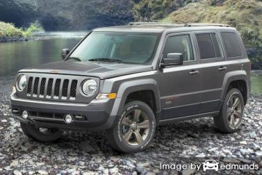 Insurance rates Jeep Patriot in Boston