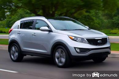 Insurance rates Kia Sportage in Boston