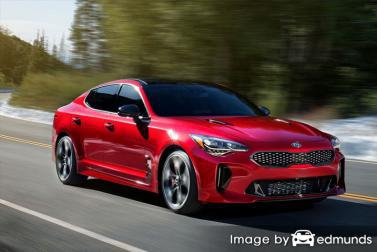 Insurance quote for Kia Stinger in Boston