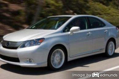 Insurance rates Lexus HS 250h in Boston