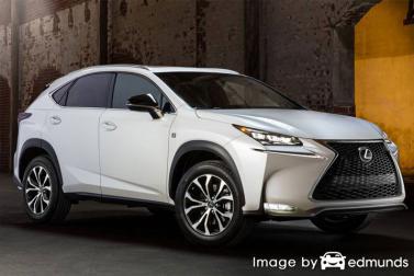 Insurance rates Lexus NX 200t in Boston