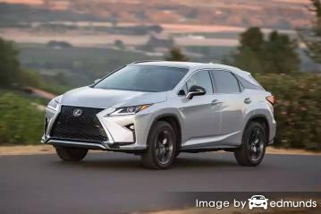 Insurance rates Lexus RX 350 in Boston