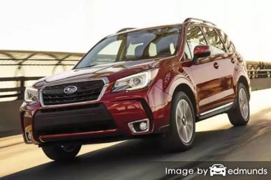 Insurance quote for Subaru Forester in Boston