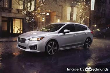 Insurance quote for Subaru Impreza in Boston