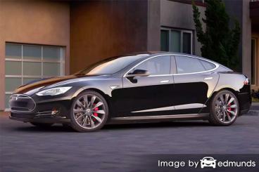 Insurance quote for Tesla Model S in Boston