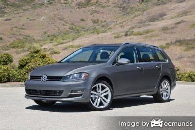 Insurance rates Volkswagen Golf SportWagen in Boston